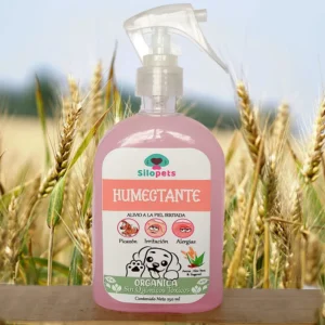 Spray humectante para alivio de piel irritada orgánica